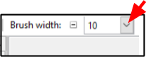 Brush Width