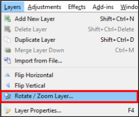 Layer Properties Select