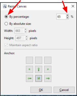 Resize Canvas By Percentage
